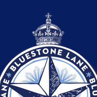Bluestone Lane logo - $5 off first purchase referral deal